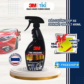 Hình ảnh Chai Xịt Bảo Dưỡng Lốp Xe Ô Tô 3M 39042 LT 3M Tire Dressing (400ml)