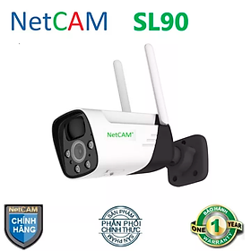 Mua Camera WiFi Năng Lượng Mặt Trời NetCAM SL90  Góc Quan Sát 89º  Độ phân giải 3.0MP - Hàng Chính Hãng