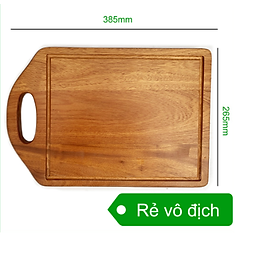 Mua Thớt gỗ xà cừ cao cấp có viền chống mối mọt không lên mùn TX385 kích thước 25x265x385mm