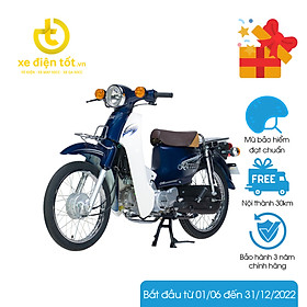 Xe Máy 50cc DK Retro - Màu Xanh Cửu Long