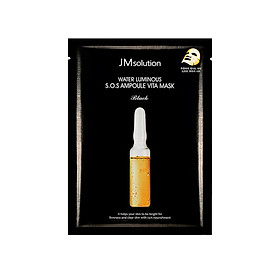 Mặt Nạ Dưỡng Trắng, Căng Bóng Da Jm Solution Water Luminous S.O.S Ampoule Vita Mask 30ml