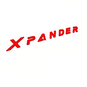 TEM LOGO CHỮ NỖI XPANDER DÁN XE Ô TÔ - ĐỎ