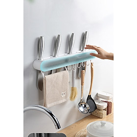 Mua Kệ Cài Dao Kéo E2027 & E2028 - 2 Loại Kích Thước - Có Ngăn Để Đũa Thìa và Móc Treo - Giao Màu Ngẫu Nhiên