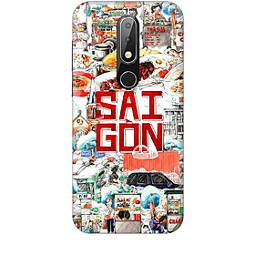 Ốp lưng dành cho điện thoại NOKIA X6 Hình Sài Gòn Trong Tim Tôi - Hàng chính hãng