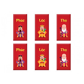 Nơi bán Bao Lì Xì SDstationery - Phúc Lộc Thọ (Lốc 6) - Giá Từ -1đ