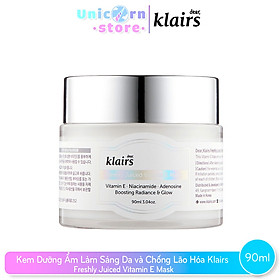 Mặt nạ ngủ dưỡng da Dear Klairs Freshly Juiced Vitamin E Mask 90ml