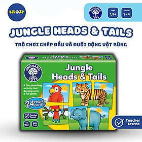 Trò chơi trí tuệ Jungle Heads & Tails - Orchard Toys giúp trẻ phát triển phối hợp tay mắt và ghi nhớ