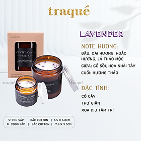Mua Nến thơm Citta hủ nâu có nắp trang trí hoa khô - Phong cách cổ điển vintage