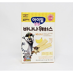 Bánh ăn dặm - Bánh xốp Ayimeal Yum Yum vị chuối (36g)
