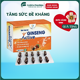 Viên tăng lực Ginseng Active tăng cường sức khỏe, bổ sung dưỡng chất, hộp 60 viên