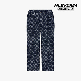 MLB - Quần jeans nữ Classic Monogram Stripe Jacquard 3FDPM0424