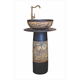 Mua Chậu sứ mỹ thuật - lavabo nghệ thuật chân