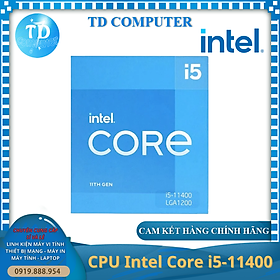 Mua CPU Intel Core i5 11400 4.4GHz (Socket 1200  6 nhân 12 luồng 12Mb 65W) - Hàng chính hãng FPT phân phối