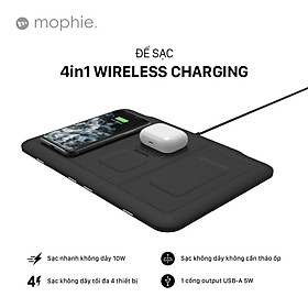 Đế sạc không dây Mophie 4in1 - Hàng chính hãng