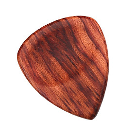 Rosewood Guitar Bass Pick Plectrum Hearted Shape Pick Instruments Parts