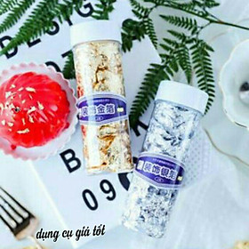Mua Lá vàng  bạc trang trí bánh 2gr HSD 3/2023 - Lá