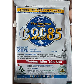 Mua Thuốc bệnh cây COC 85. Đông oxy. gốc đồng trị nấm bệnh cao cấp phổ rộng: đốm vàng lá  thán thư  chết cây