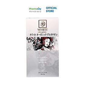 Viên hỗ trợ làm sáng da, mờ vết nám, tàn nhang White Organic Glutathione (Hộp 60 viên)