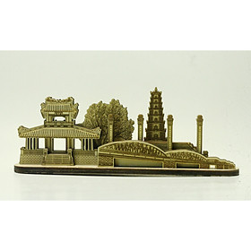 Mô Hình Huế (Chùa Thiên Mụ, Cầu Trường Tiền, Phu Văn Lâu)