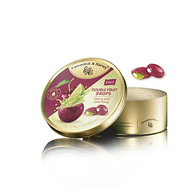 Kẹo trái cây Đức Cavendish & Harvey vị Cherrry nhân Chanh 2in1 175g
