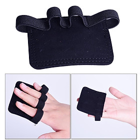 1 Pair Weight Lifting Palm Grips Strength Training Gym Hand 4 Finger Gloves