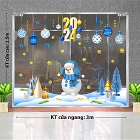 Decal trang trí NOEL 2024 combo số 68