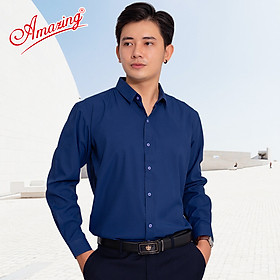 Áo sơ mi nam cao cấp big size, hiệu Amazing, dáng body ôm vừa tôn dáng đẹp, chất vải Bamboo, sắc màu đa dạng