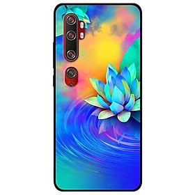 Ốp lưng dành cho Xiaomi Mi Note 10 - Mi Note 10 Pro - mẫu Sen Xanh Vàng