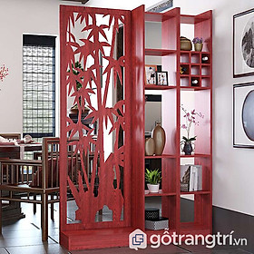 Mua Vách ngăn cây tre liền hai kệ