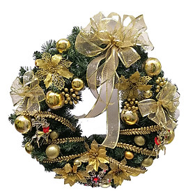 Vòng nguyệt quế size lớn (đường kính 60cm) trang trí Noel