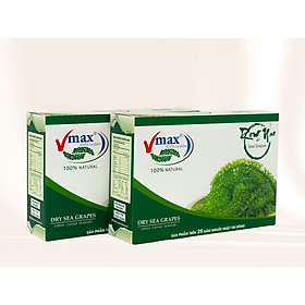 Rong Nho Tách Nước VMAX Hộp 200g (10 Gói x 20g) Giàu Dinh Dưỡng