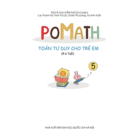 Sách POMath - Toán Tư Duy Cho Trẻ Em 4-6 Tuổi (Tập 5)