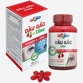 Thực phẩm chức năng Dầu Gấc Vina Softgels MDP