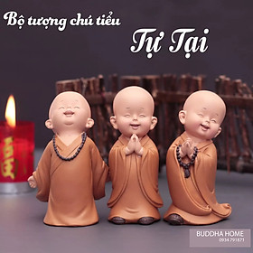 Bộ full chú tiểu áo nâu yêu đời