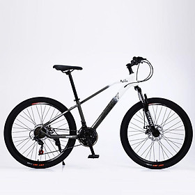 26/27.5/29 inch nam giới và xe đạp dành cho người lớn xe đạp người dành cho người lớn thay đổi tốc độ tăng tốc độ hấp thụ xe đạp Thép carbon Color: D-Brown tires Size: 26 inches  Number of speeds: 21