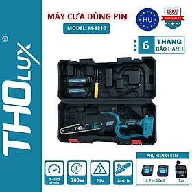 Mua Máy cưa xích pin Tholux M-8816 700W Chiều dài lam 8inch  pin 5cel