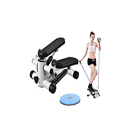 Combo 2 sản phẩm gồm máy chạy bộ tại chỗ + đĩa xoay eo