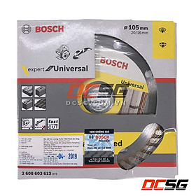 Hình ảnh Đĩa cắt kim cương Turbo 105x16mm đa năng Bosch 2608603613 | DCSG