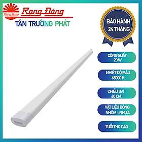 Bóng đèn LED Tuýp nhôm nhựa Rạng Đông, siêu sáng tiết kiệm điện, Model LED B.Đ M36L 120/40W M36L 60/20W