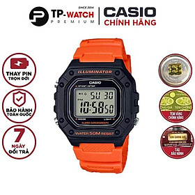 Đồng hồ nam dây nhựa Casio W-218H-4B2VDF