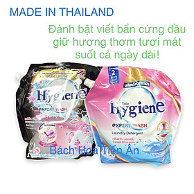 Nước Giặt Xả Đậm Đặt HYGIENE Túi 1800ml Sạch mọi viết bẩn - hương thơm tươi mát cả ngày dài