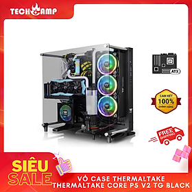 Mua Vỏ Case Thermaltake Thermaltake Core P5 V2 TG Black - Hàng chính hãng