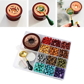 Wax Seal Kit W/Wax Seal Beads Wax Letter Seal Kit for Wedding Invitations Gifts