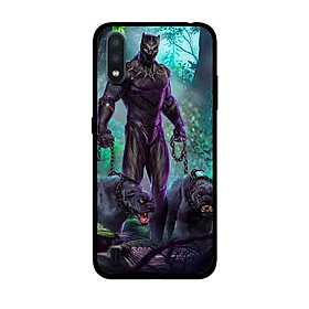 Ốp Lưng in cho Samsung Galaxy A01 Mẫu Báo Đen - Hàng Chính Hãng