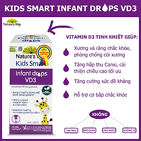 Hình ảnh NATURE'S WAY KIDS SMART INFANT DROPS VD3 - BỔ SUNG VITAMIN D3 CHO BÉ