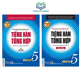 [Download Sách] Combo Bộ 2 Cuốn Giáo Trình Tiếng Hàn Tổng Hợp Dành Cho Người Việt – Cao Cấp 5 (Sách Giáo Khoa + Sách Bài Tập) - In Màu / Phiên Bản Mới - MinhAnBooks