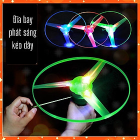 Đĩa bay UFO phát sáng, đồ chơi ngoài trời cho bé