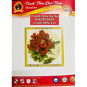 Mua Tranh thêu kín chữ thập Hoa mẫu đơn DX1010  kích thước 50 x 50 cm