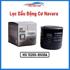 Lọc dầu, lọc nhớt động cơ cho xe Nissan Navara mã 15208-BN30A