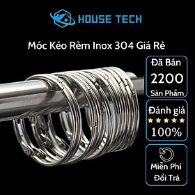 Mua Bộ 12 móc rèm cao cấp bằng inox 304 không rỉ dùng treo rèm cho phòng khách  phòng ngủ  nhà tắm